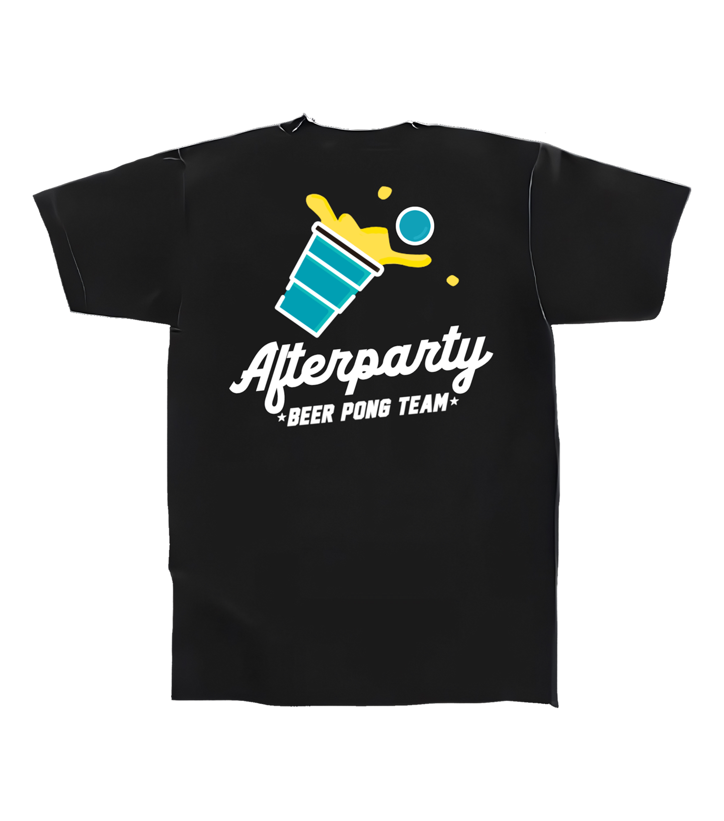Black Beer Pong Team- Short Sleeve